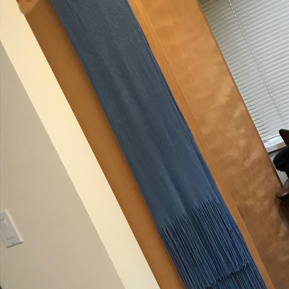 A long blue scarf 90” - Picture 2 of 4